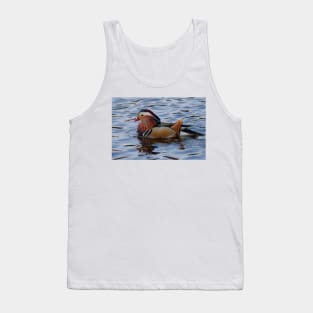 Mandarin duck on the River Wansbeck Tank Top